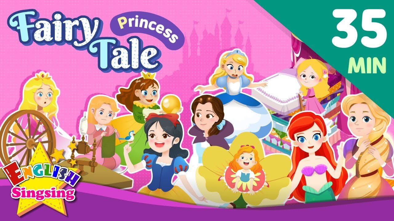 Princess Stories - Fairy tale Compilation | 35 minutes English Stories (Reading Books)