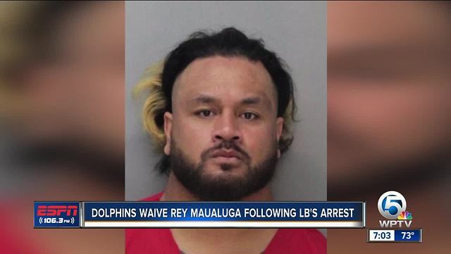 Miami Dolphins player Reynold Maualuga arrested on battery charge