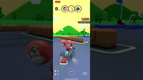 Mario Kart Tour - Donkey Kong Balloons Gameplay (Animal Tour Token Shop Reward)