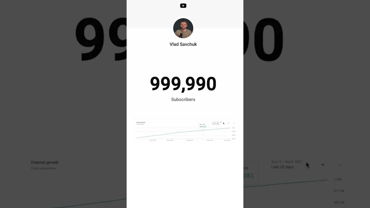 1 million subs