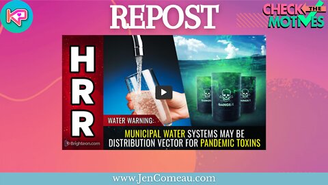 Health Ranger WATER WARNING: Municipal water systems may be distribution vector for pandemic toxins