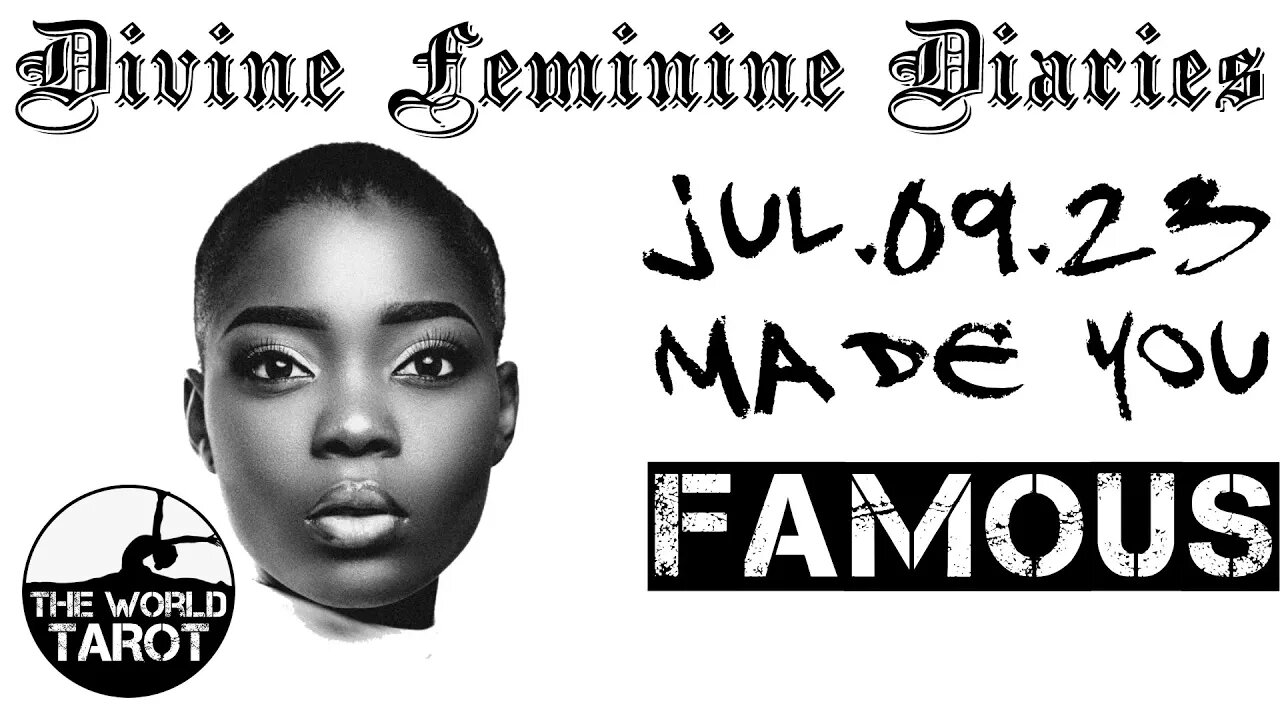 DIVINE FEMININE DIARIES Sacrificed You For Fame 34 Years Ago, But Now YOU Will Be The Famous One!