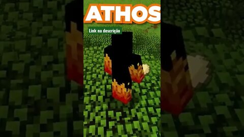MINECRAFT: ATHOS VIRA GALINHA PRA TROLLAR CADRES! #shorts