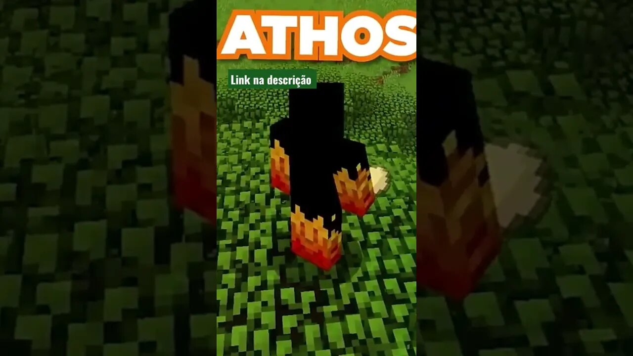 MINECRAFT: ATHOS VIRA GALINHA PRA TROLLAR CADRES! #shorts
