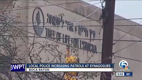 Local police increasing patrols at synagogues