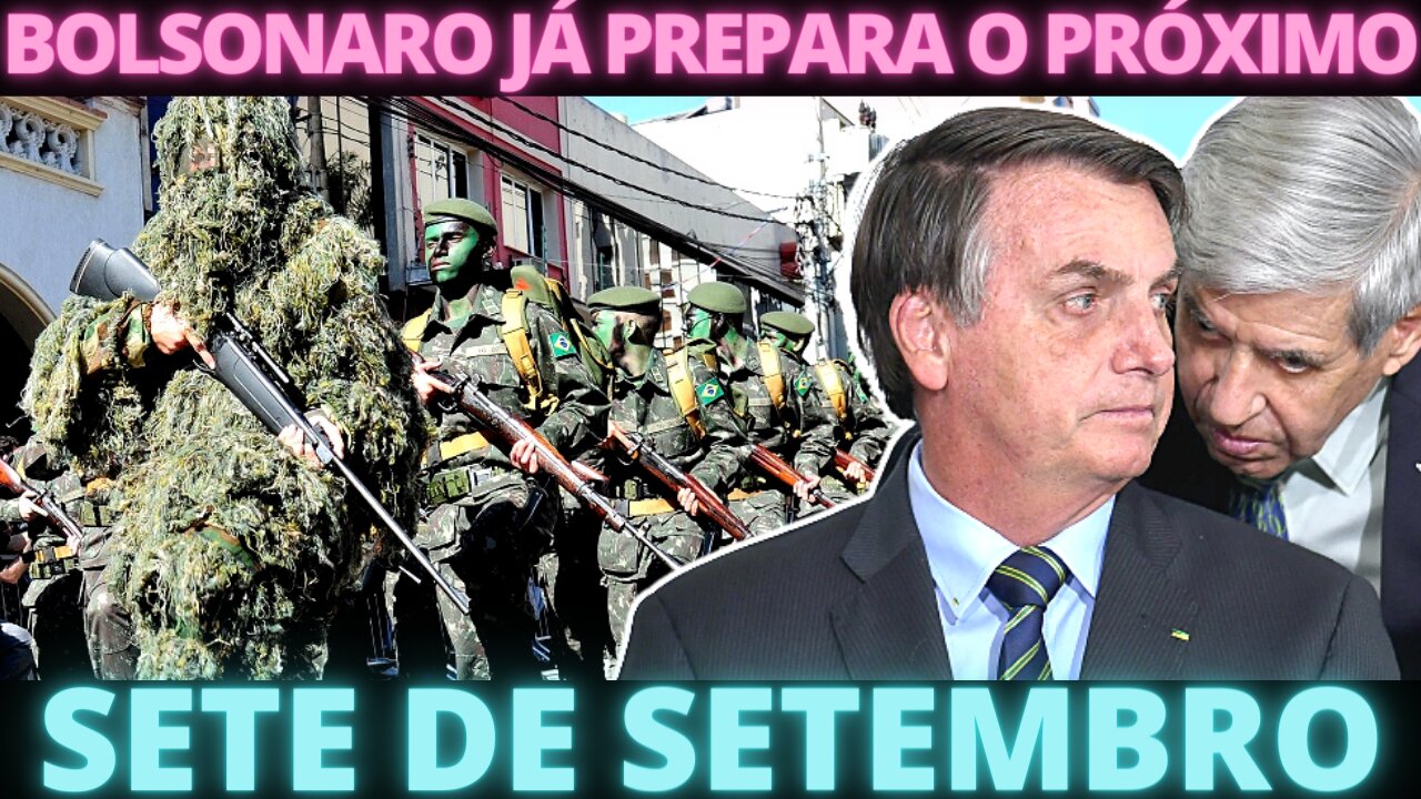 Menos de um mês antes das eleições Bolsonaro fará tensão explodir no 7 de Setembro