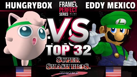 FPS3 Online - Liquid | Hungrybox (Puff) vs Eddy Mexico (Luigi) - Melee Top 32