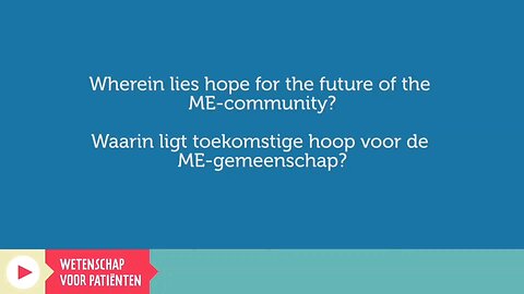 Wherein lies hope for the future of the Myalgic Encephalomyelitis (M.E.) Community ? - Byron Hyde MD