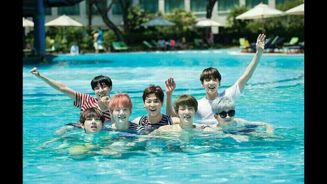 BTS Summer water pool// Hindi dubbing// Part -1