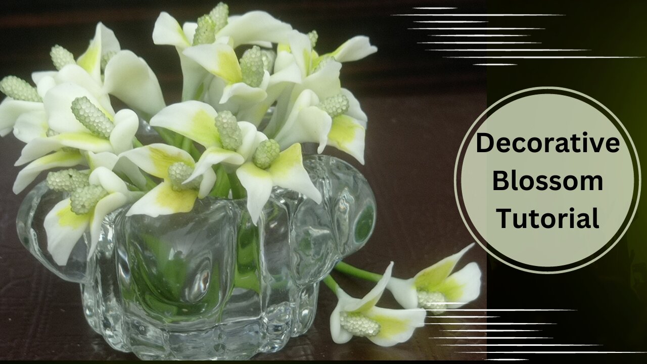 How To Make Filler Flowers : Blossom With Flower Clay | Filler Flowers Tutorial