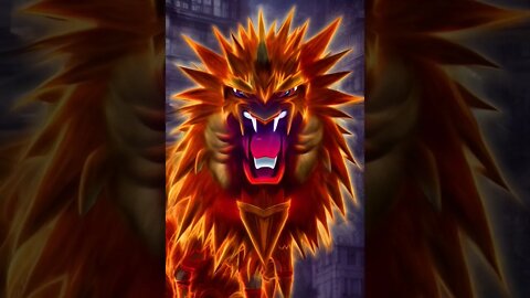 AI generated Entei #whosthatpokemon #pokemon