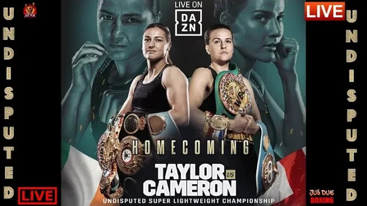 KATIE TAYLOR VS CHANTELLE CAMERON FOR 140LB UNDISPUTED TITLE FULL FIGHT CARD❗