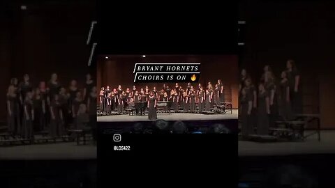 Bryant Choirs going in 💥🔥💥🔥🎵