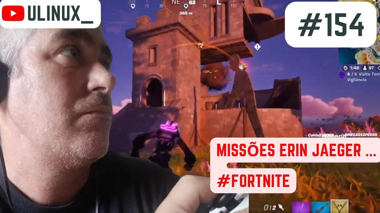 Tentando fazer as missões Erin Jaeger #fortnite