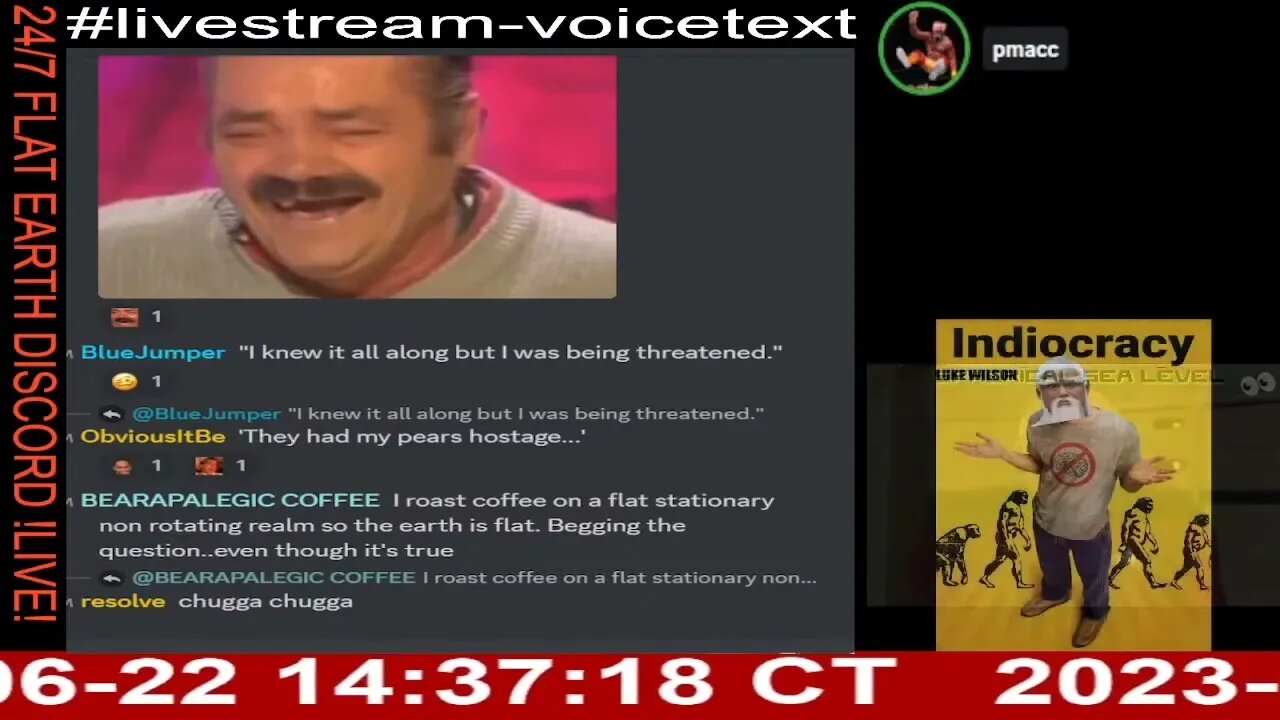 24/7 Flat Earth Discord Channel - Cheepy Returns