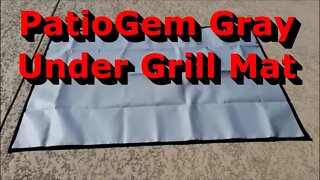 PatioGem Large Gray Under Grill Mat Review