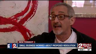 Small business worried about proposed resolution