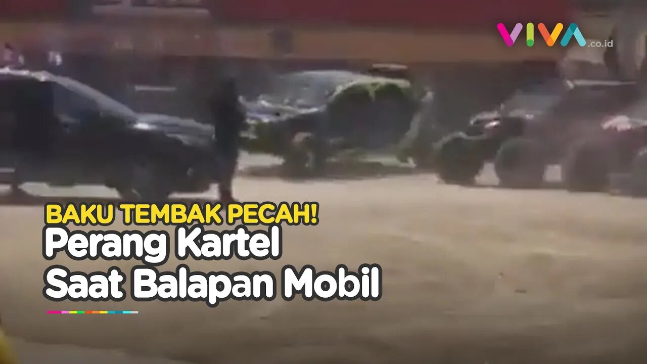 Pertempuran Saat Balap Mobil, Pembalap Jadi Sasaran Maut