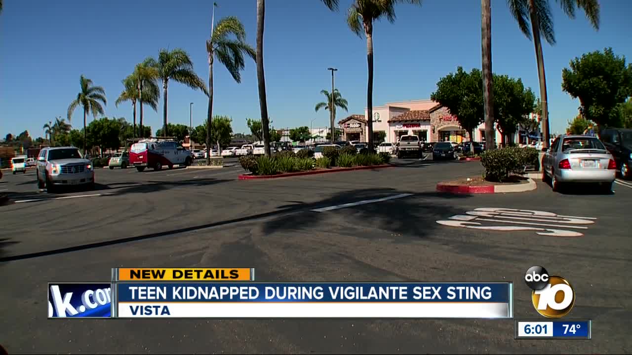 Teen kidnapped during vigilante sex sting