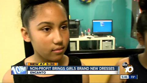 Non-Profit donates brand new dresses to San Diego girls