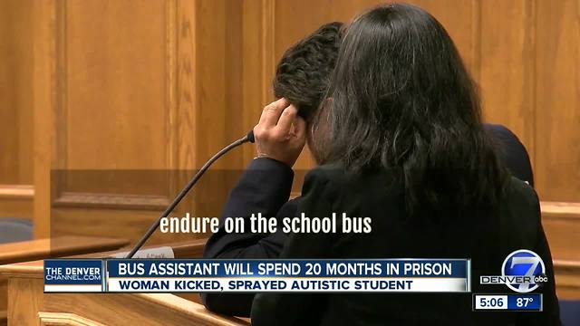 Former St. Vrain bus attendant gets 20 months for assaulting a student with disabilities