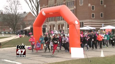 Bunny Hop and egg sprint on Saturday in E. Lansing