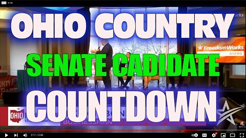 OHIO COUNTRY...SENATE CANDIDATE COUNTDOWN!