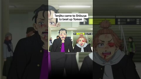 Tenjiku came to Shibuya to beat up Toman 😨 #anime #tokyorevengers #fyp