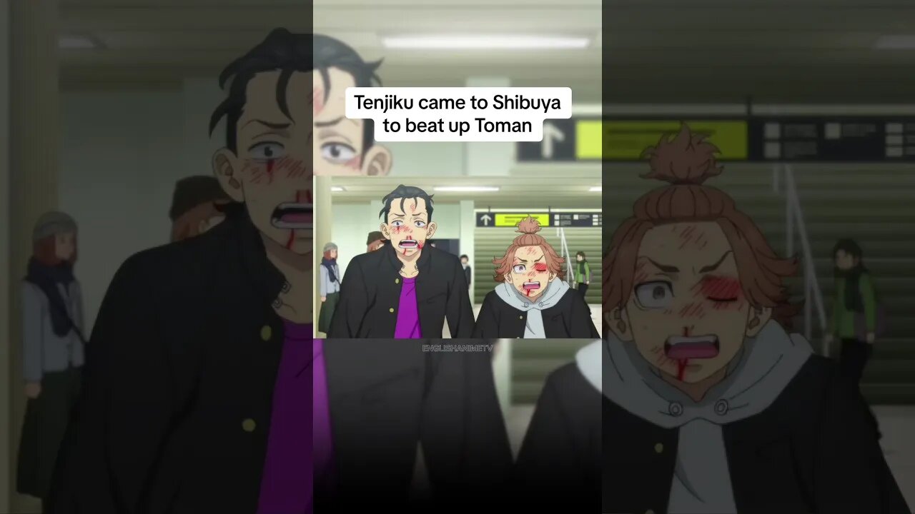 Tenjiku came to Shibuya to beat up Toman 😨 #anime #tokyorevengers #fyp