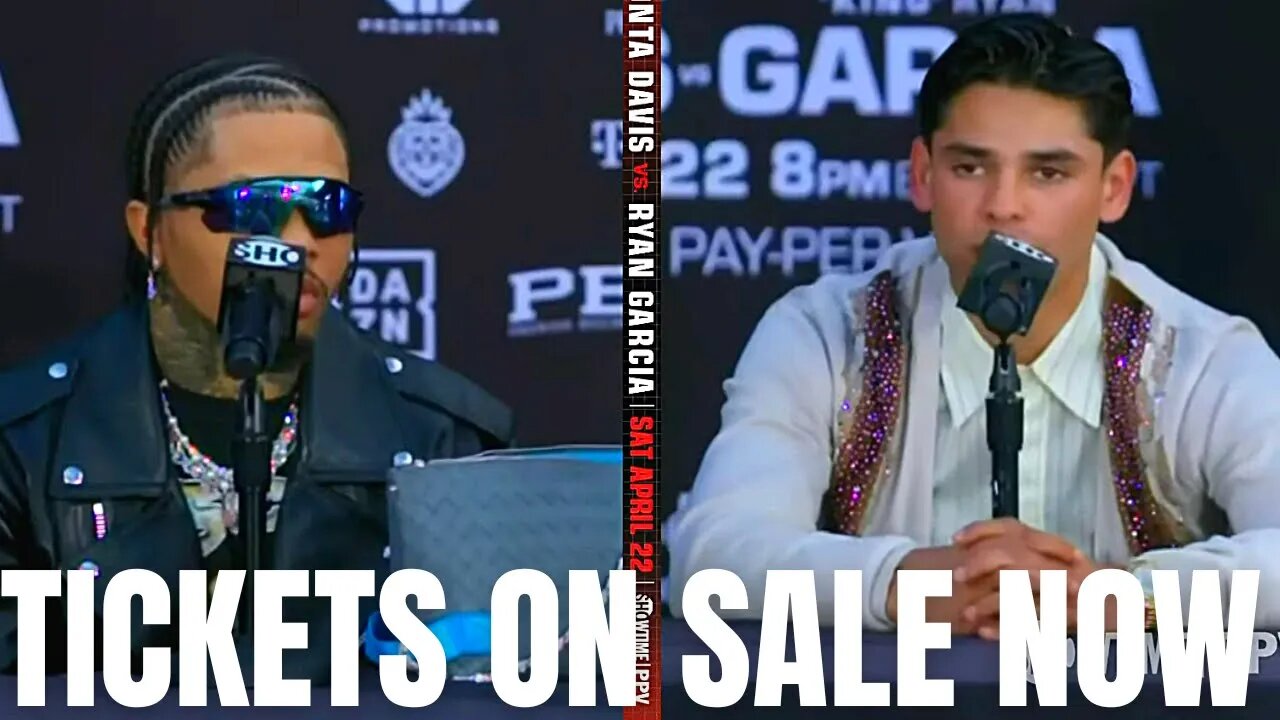 REACTION - Gervonta Davis & Ryan Garcia FACE OFF LA Press Conference | Press Tour Live Up To HYPE?