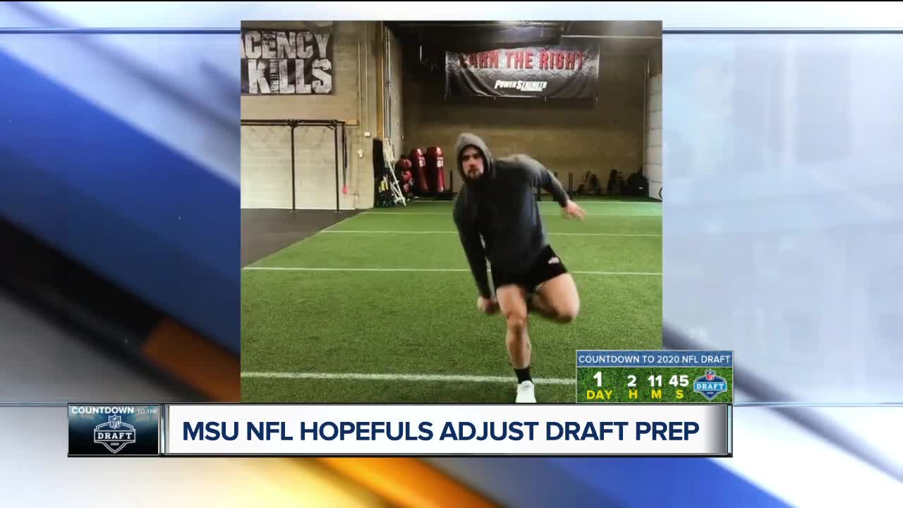 MSU defensive duo adjusting to draft process amid COVID-19 outbreak