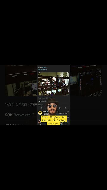 Famous Horror Franchise Film Adaptation STARTS Filming! #fnaf #movie #shorts