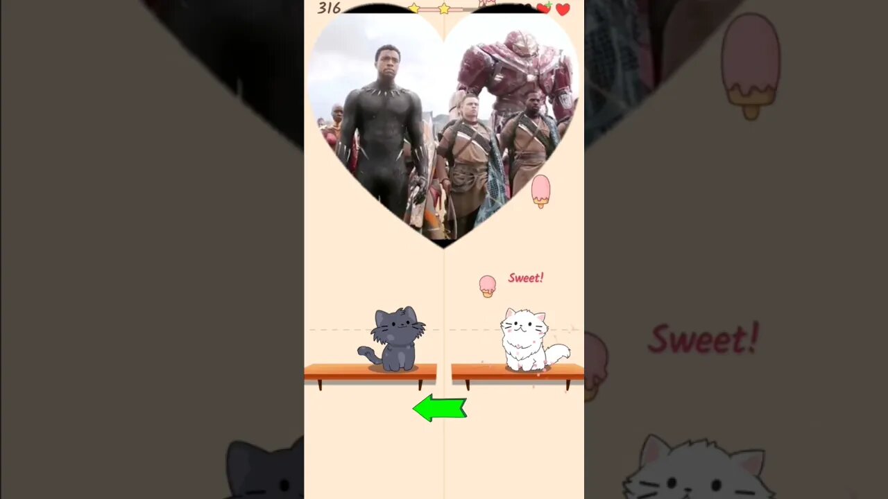 Movie clips Avenger - Believer version cats part 1 #shorts #music #movieclip