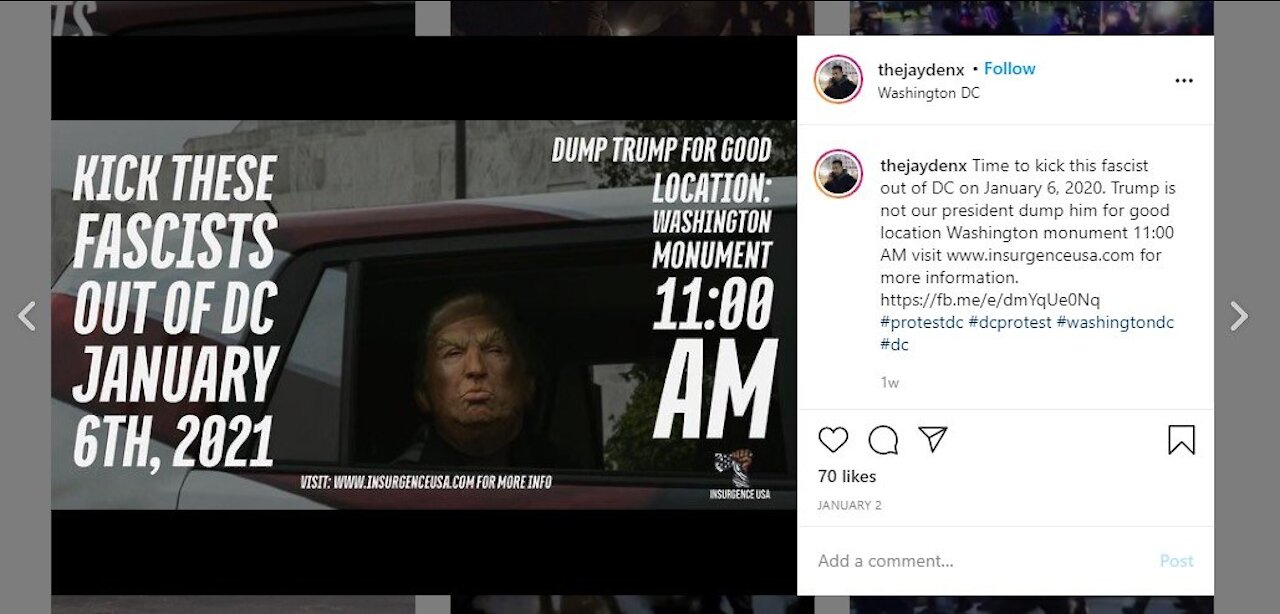 CNN Reporter Jade Sacker & BLM known Anti Trump John Sullivan brag in capital, "Riot" so staged!