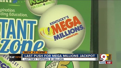 Last push for Mega Millions jackpot
