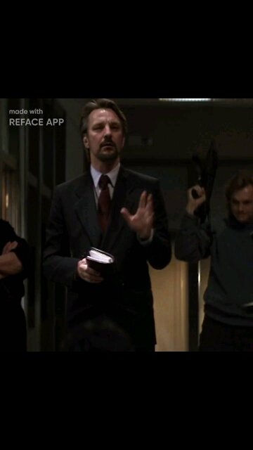 Ironmanduck as Hans Gruber in die hard #deepfake #faceswap #shorts #diehard