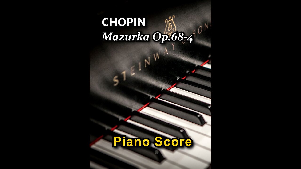 Chopin Mazurka Op.68 - 4