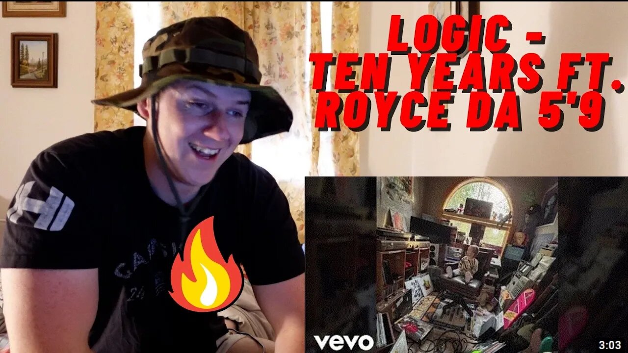 LOGIC AINT RETIRED!! Logic - Ten Years (Audio) ft. Royce Da 5'9''((INSANE IRISH REACTION!!))