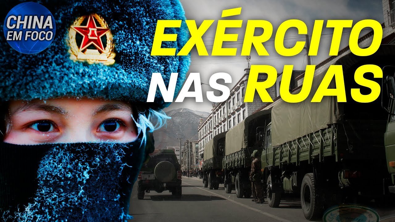 China: blindados nas ruas; Desespero: lockdown de 7 meses em Ruili; Outra empreiteira endividada