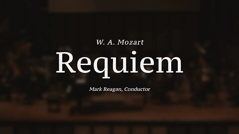 Requiem | Mozart | Music Festival Palouse 2023