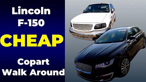 Cheap Lincoln Fully Loaded F-150 Copart Walk Around