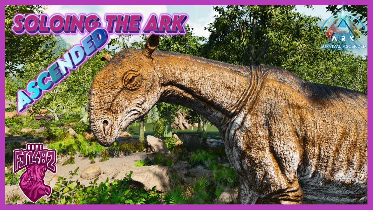 Taming a Paraceratherium Soloing ARK Ascended Ep 110