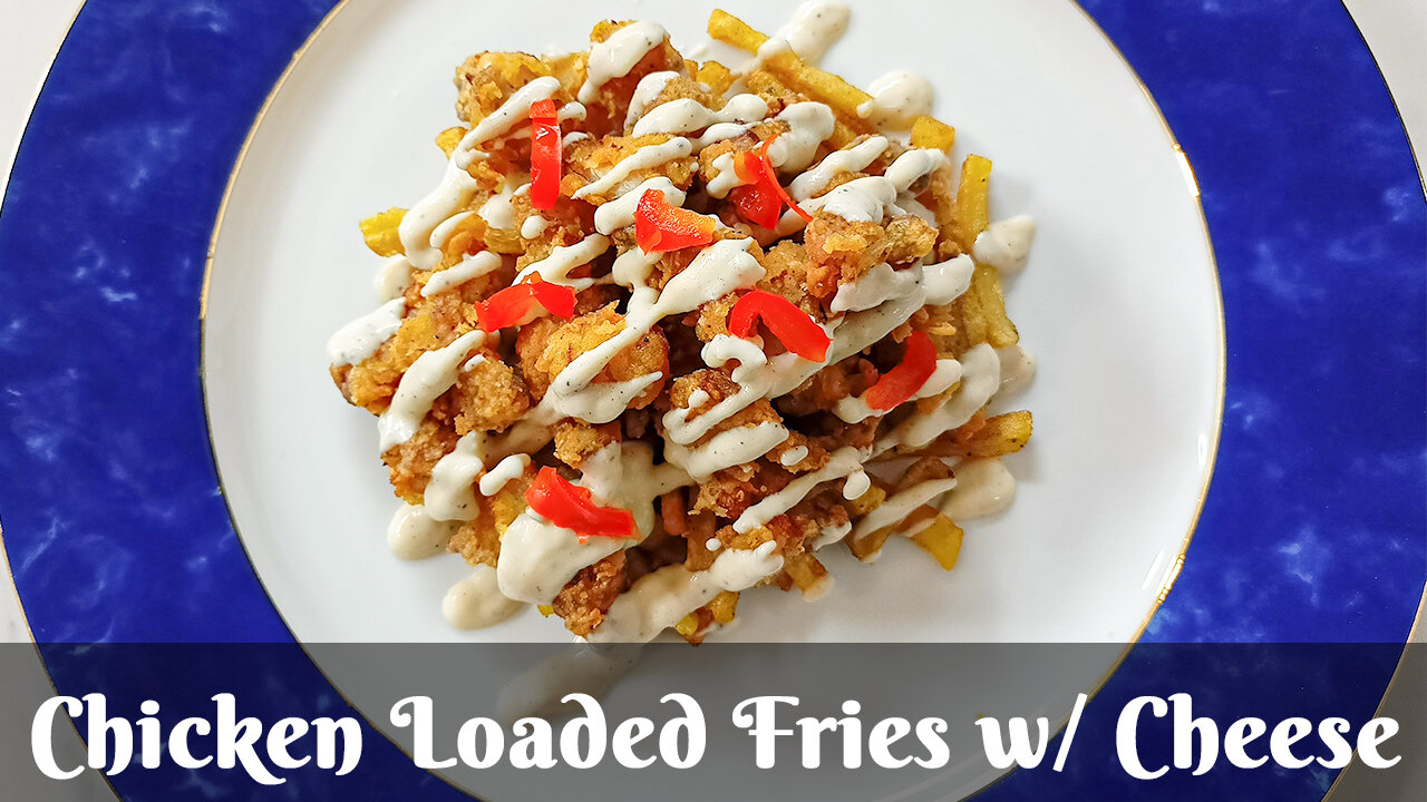 Chicken Loaded Fries with Cheese | চিকেন লোডেড ফ্রাইস উইথ চিজ | Chicken Cheese Fries Recipe