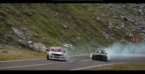 BMW mountain drift