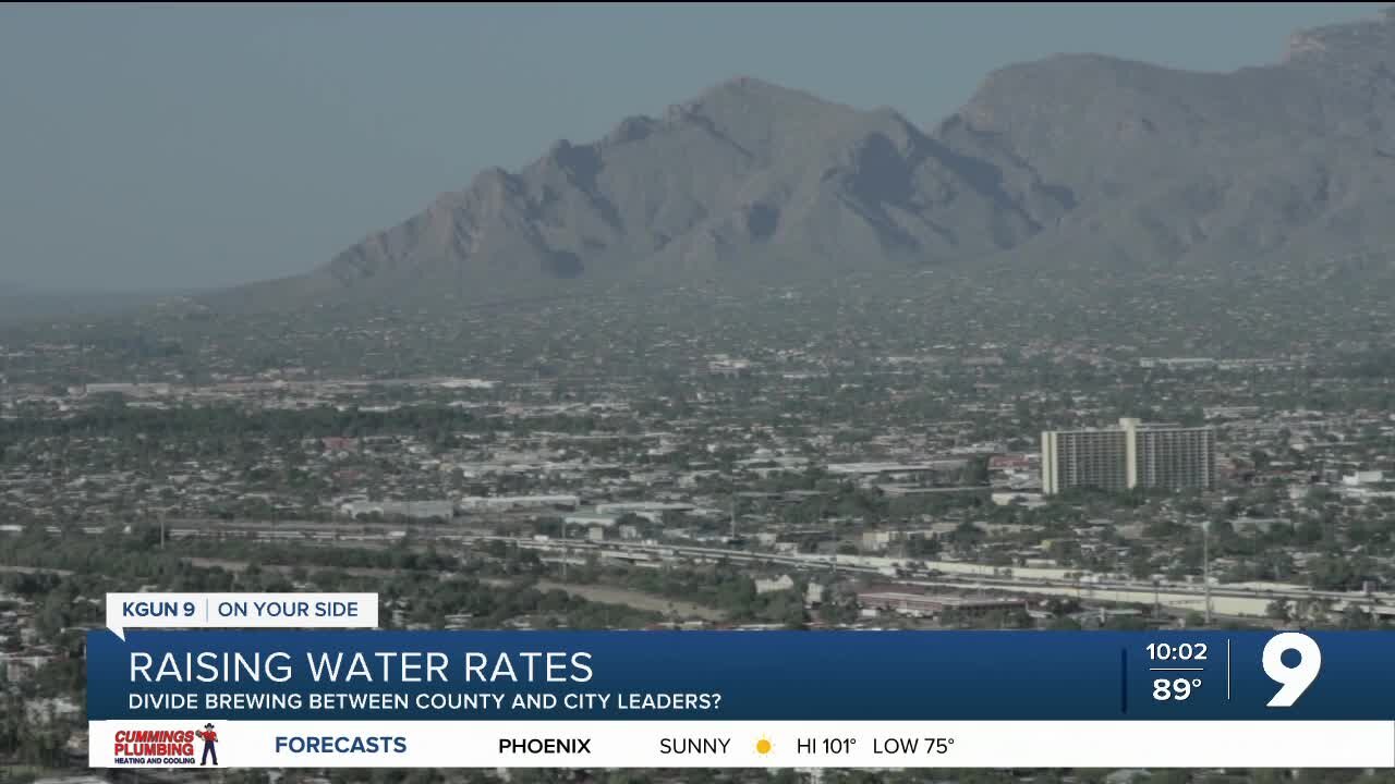 Tucson Water rates issue draws line between county and city leaders