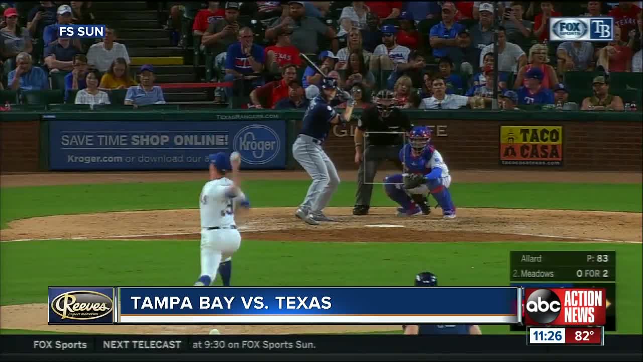 Texas Rangers knock Tampa Bay Rays from AL wild-card lead