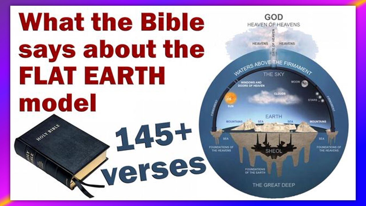 145 VERSES OF THE BIBLE ABOUT FLAT EARTH MODEL - 2016 VIDEO SCRUBBED FROM YOUTUBE