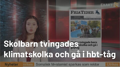 Skolbarn tvingades klimatskolka och gå i hbt-tåg • Ryssland överger dollarn för guld