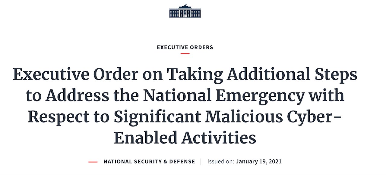 Donald Trump Just issued an Executive Order