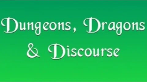 Dungeons, Dragons, & Discourse w/ Special Guest Aex Macris (ACKS) Tonight @8 pm Eastern